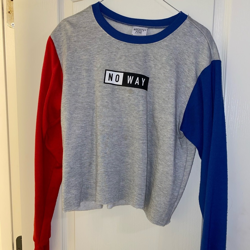 MIGHTY FINE Grey Crewneck